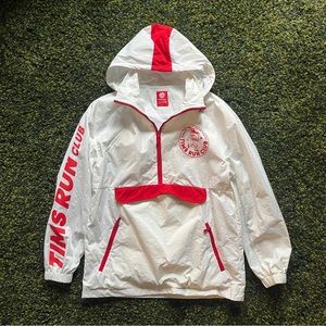 Tim’s Run Club White Windbreaker (S)